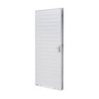Kit Com 2 Portas De Aço Lambri 215x83cm Batente 12cm Qualitys