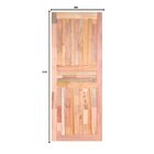 Kit Com 2 Portas De Madeira Folha 210cmx80cmx3cm Pe801 Pop Es