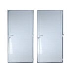 Kit Com 2 Portas Lambril De Alumínio 210x80cm Com Maçaneta Li