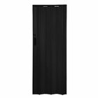 Kit Com 2 Portas Sanfonada De Pvc 210x84cm Bariri Preto Absol