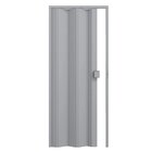 Kit Com 2 Portas Sanfonadas De Pvc 210x60cm Permatti Cinza Li