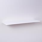 Kit Com 2 Prateleiras Brancas 40 X 20cm Com Suporte Invisível