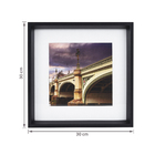 Kit com 2 Quadros Decorativos Cidade 30x30cm cada