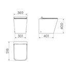 Kit Com 2 Vaso Sanitário Convencional Com Assento Vougan Doco