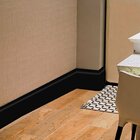 Kit Com 30 Barras Rodapé De Mdf 15cm X 15mm X 2,40m Com Friso