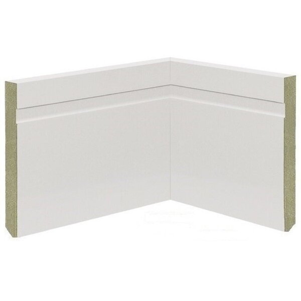 Kit Com 30 Barras Rodapé De Mdf 15cmx15mmx2.20mmdf Revestido