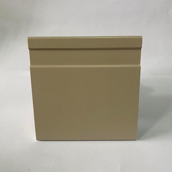 Kit Com 30 Barras Rodapé De Poliestireno 10cmx15mm Frisado Co