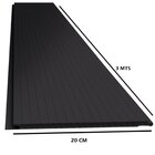 Kit Com 30 M² Forro De Pvc 8mm X 20cm X 3,00m Gh Bariri Preto