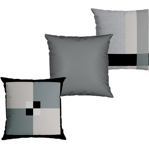 Kit Com 3 Almofadas Decorativas Scandi 43cm X 43cm 594 Belchi