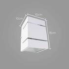 Kit Com 3 Arandelas 2 Focos C/ Frisos E Facho Branca Externa