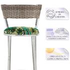 Kit Com 3 Banquetas Em Alumínio, Fibra Sintética E Tecido Imp