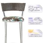 Kit Com 3 Banquetas Em Alumínio, Fibra Sintética E Tecido Imp