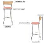 Kit Com 3 Banquetas Em Alumínio, Fibra Sintética E Tecido Imp