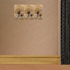 Kit Com 3 Barras Rodapé De Mdf 10cm X 15mm X 2,40m Com Friso