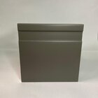 Kit Com 3 Barras Rodapé De Poliestireno 10cmx15mm Frisado Col