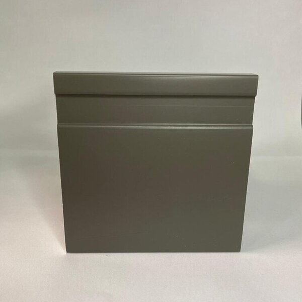 Kit Com 3 Barras Rodapé De Poliestireno 10cmx15mm Frisado Col