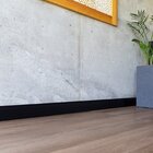 Kit Com 3 Barras Rodapé De Poliestireno 12cmx15mm Frisado 7,2