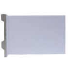 Kit Com 3 Barras Rodapé De Poliestireno 12cmx15mm Liso 6,75m