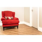 Kit Com 3 Barras Rodapé Liso 10cmx1,5cmx220cm Mdf Revestido