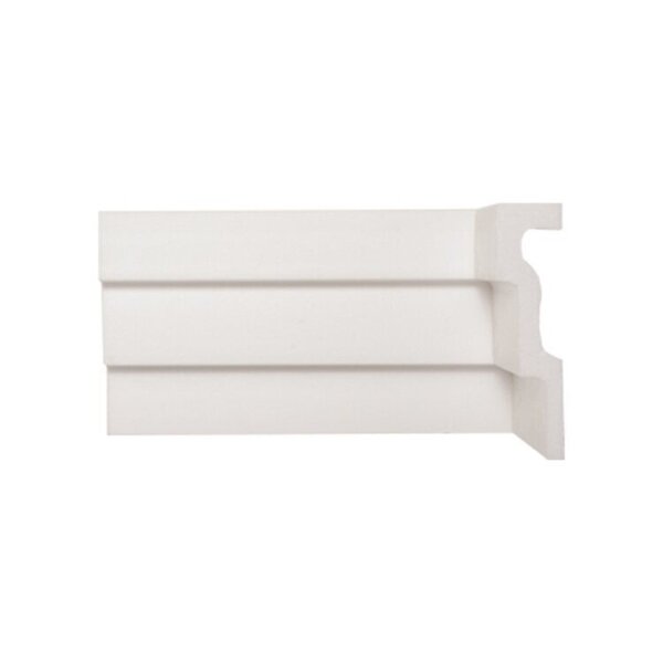 Kit Com 3 Barras Rodateto De Poliestireno 12cmx30mm Liso 6m B