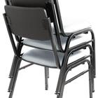 Kit Com 3 Cadeiras Para Auditórios Linha Hotel Smart Cinza