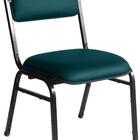 Kit Com 3 Cadeiras Para Auditórios Linha Hotel Smart Verde