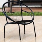 Kit Com 3 Cadeiras Para Jardim Circulares Eclipse