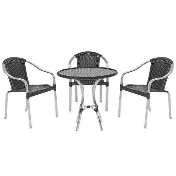 Kit Com 3 Cadeiras Toquio 1 Mesa Alta Toquio Para Área Extern