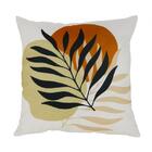 Kit Com 3 Capas De Almofada Prado 44x44cm Em Preto E Fendi