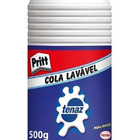 Kit Com 3 - Cola Líquida Branca Tenaz Lavável 500g