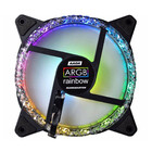 Kit Com 3 Fans K-mex Star Rítmico Argb Rainbow Com Controlado
