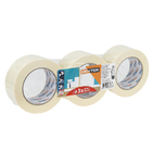 Kit com 3 Fitas Crepes 50mmx50m Branco