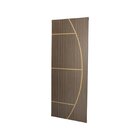 Kit Com 3 Folhas De Porta Madeira Decorada 210x60cm Espessura