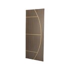 Kit Com 3 Folhas De Porta Madeira Decorada 210x70cm Espessura