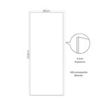 Kit Com 3 Folhas De Porta Madeira Decorada 210x80cm Espessura