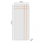 Kit Com 3 Folhas De Porta Madeira Decorada 210x90cm Espessura