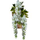 Kit Com 3 Galhos De Flor Pendente Artificial Para Decoração R