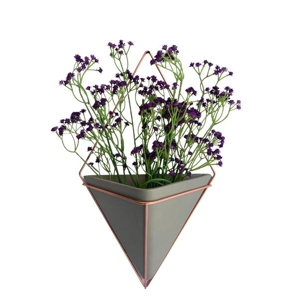 Kit Com 3 Galhos De Mosquitinho Roxo Artificial Para Transfor