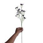 Kit Com 3 Galhos De Mosquitinho Roxo Artificial Para Transfor