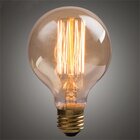 Kit com 3 lâmpadas de filamento de carbono bola 40w 2200k vin