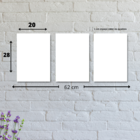 Kit Com 3 Placas Decorativas Vintage Cinema