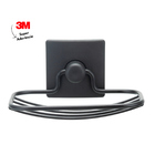 Kit Com 3 Porta Sabonete Saboneteira Dupla Face 3m Preto Fosco