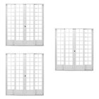 Kit Com 3 Portas De Aço De Correr 215x200cm Minas Sul Mgm Bra