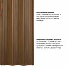 Kit Com 3 Portas Sanfonada De Pvc 210x84cm Bariri Imbuia