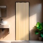 Kit Com 3 Portas Sanfonada De Pvc 210x94cm Bariri Amarelo