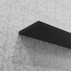 Kit Com 3 Prateleiras 40 X 20cm Suporte Invisivel - Cor Preto