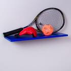 Kit Com 3 Prateleiras 60 X 20cm Suporte Invisivel - Cor Azul