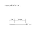 Kit Com 3 Prateleiras Brancas 60 X 20cm Com Suporte Invisível