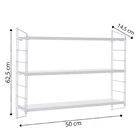 Kit Com 3 Prateleiras Pequenas Branco