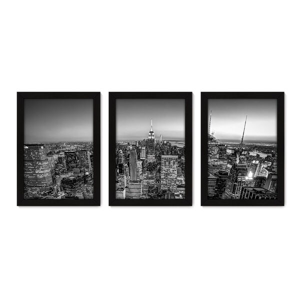 Kit Com 3 Quadros New York Cidade Urbano 114kq02p Leroy Merlin
